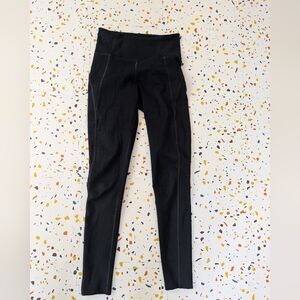 Girlfriend Collective Black High-Waisted Leggings Size Small Older Gen